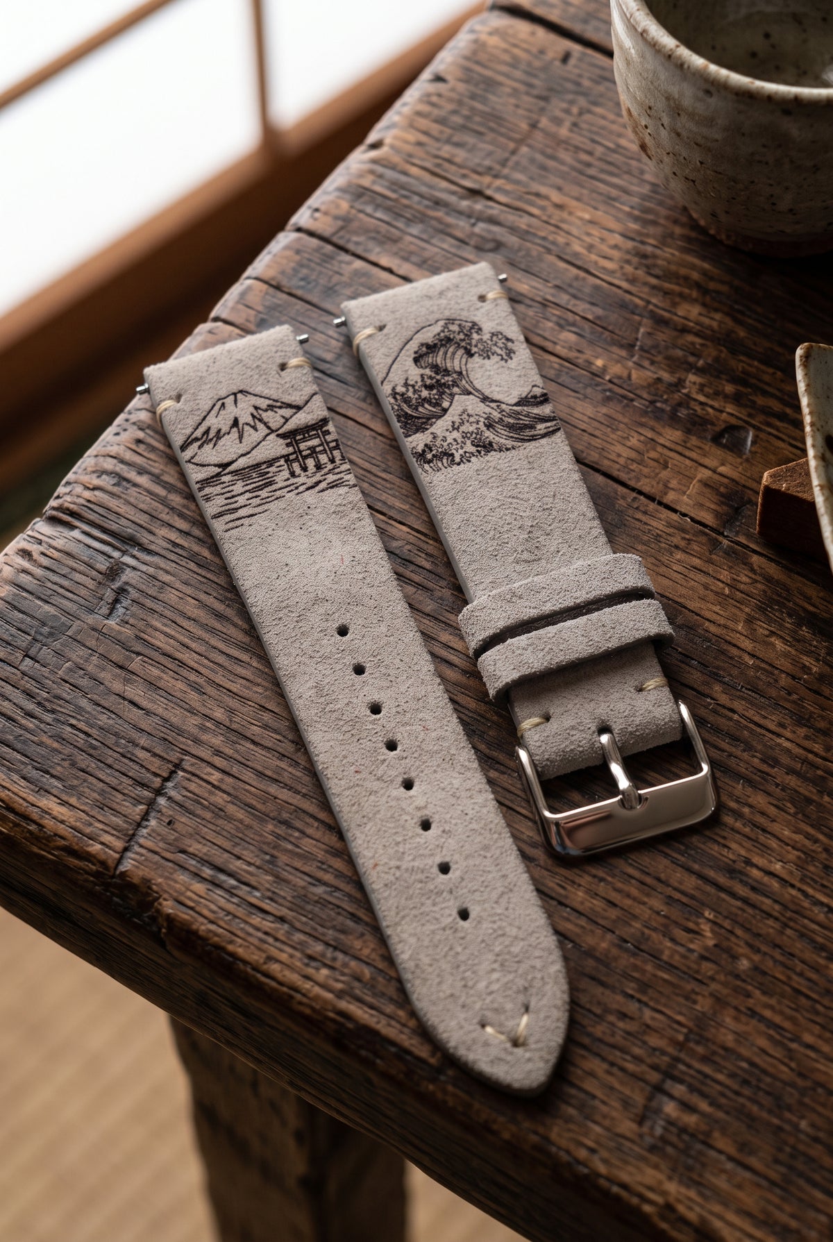 AICHI Laser-Engraved Leather Strap – Kickstarter Edition
