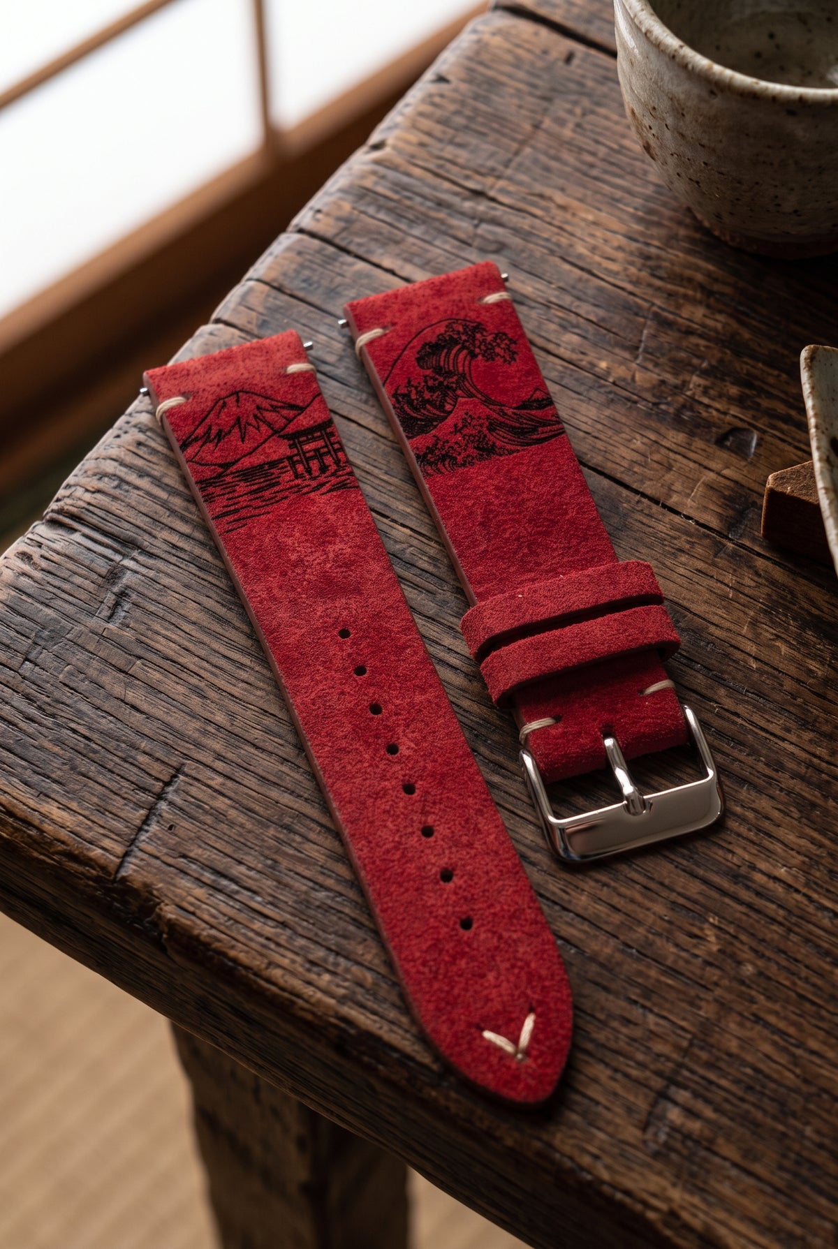 AICHI Laser-Engraved Leather Strap – Kickstarter Edition