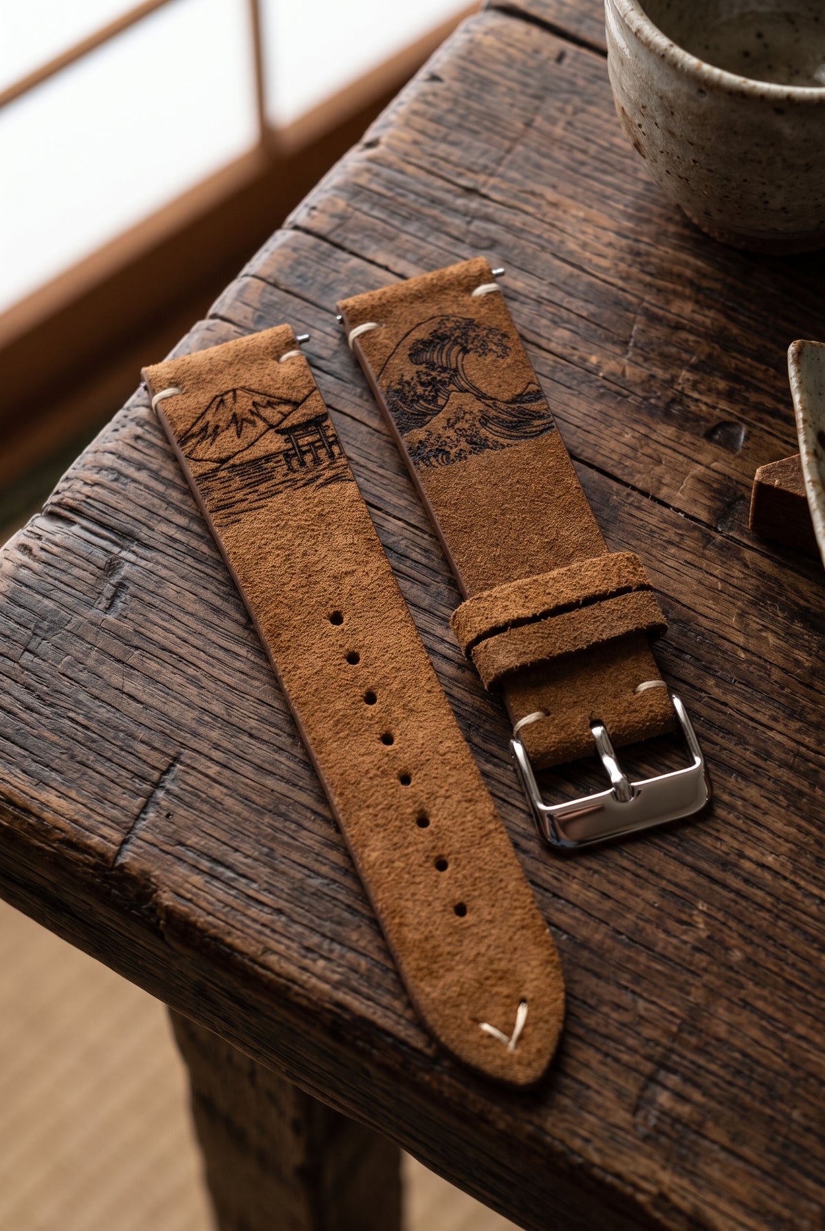 AICHI Laser-Engraved Leather Strap – Kickstarter Edition