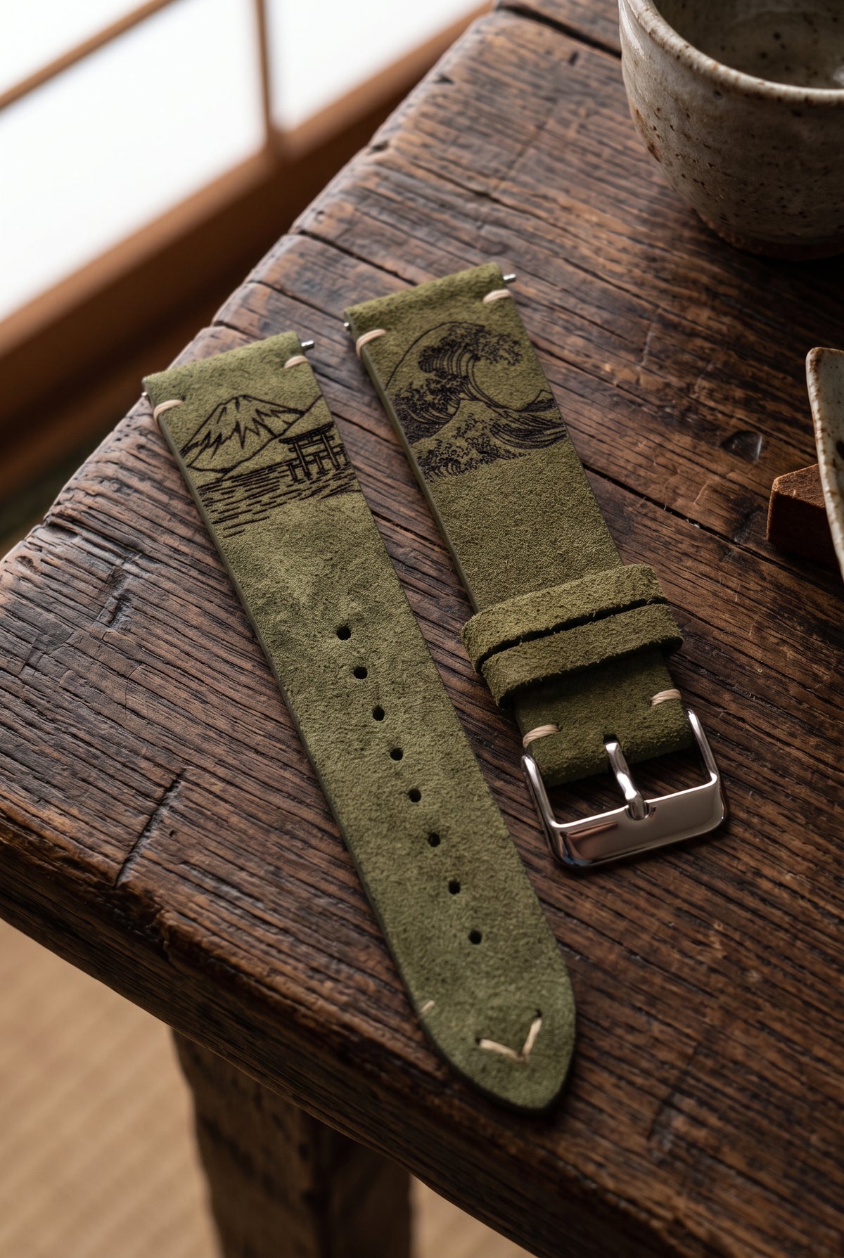 AICHI Laser-Engraved Leather Strap – Kickstarter Edition