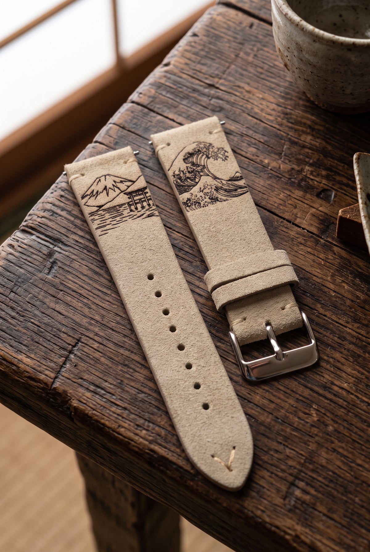 AICHI Laser-Engraved Leather Strap – Kickstarter Edition