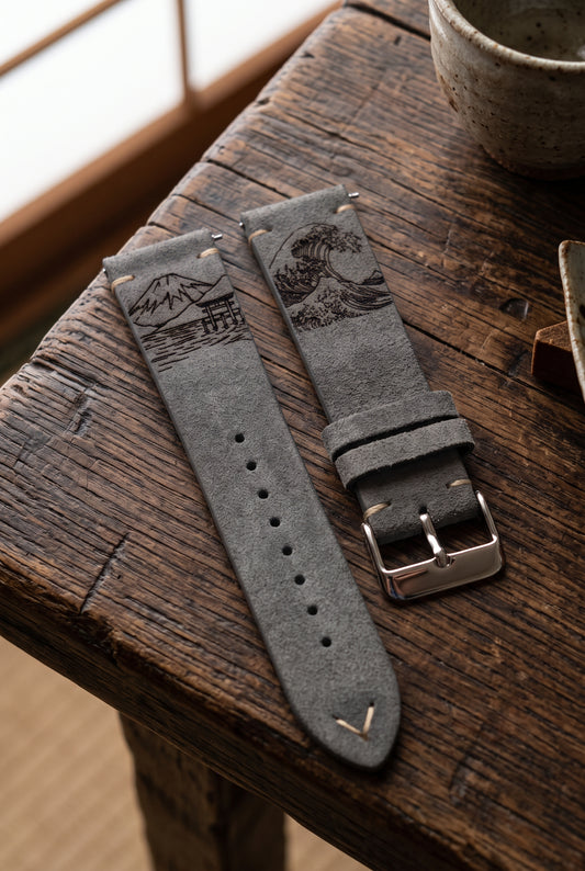 AICHI Laser-Engraved Leather Strap – Kickstarter Edition